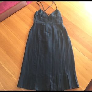 Catherine Malandrino pleated black dress